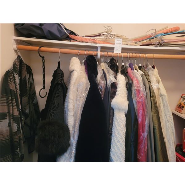 Faux fur and faux leather coats A