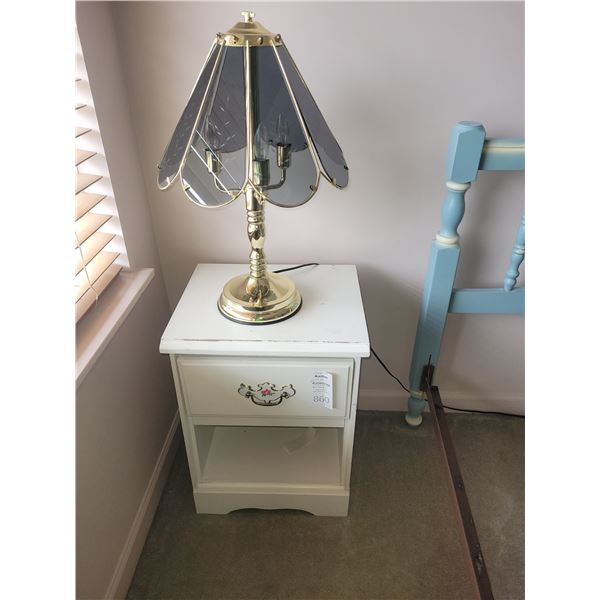 Bed side table, lamp A