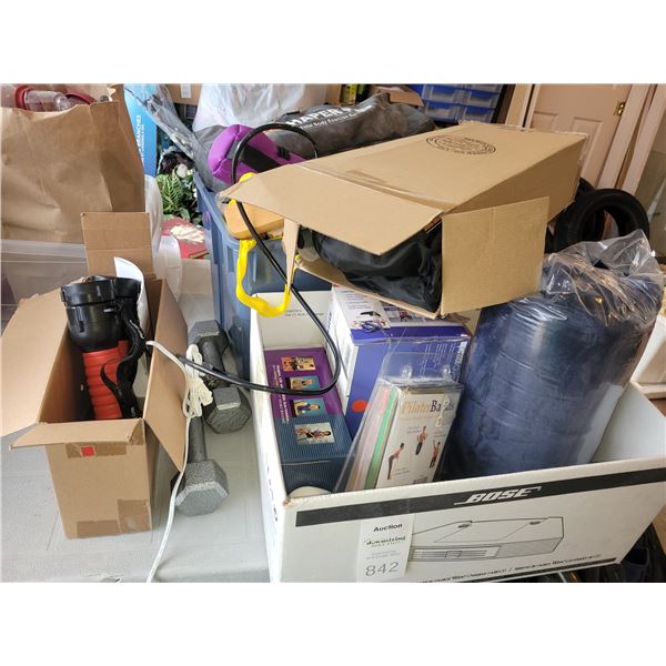 Fitness exercise & Wahl Grooming lot A