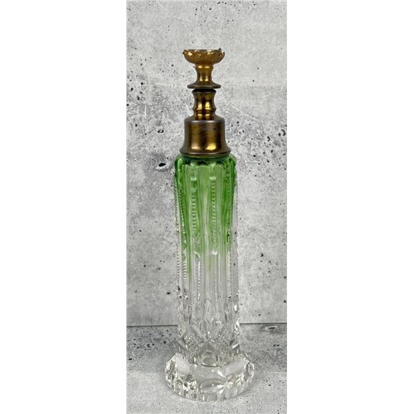 Antique Cut Glass Perfume Atomizer Bottle