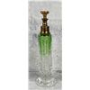 Image 1 : Antique Cut Glass Perfume Atomizer Bottle