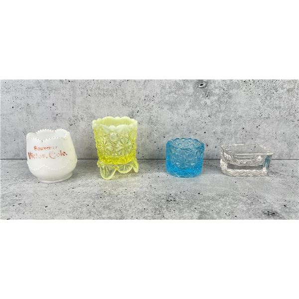 Antique Glass Toothpick Holders