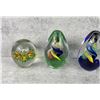 Image 2 : Collection of Blown Glass Paperweights