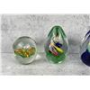 Image 5 : Collection of Blown Glass Paperweights