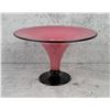Image 1 : Loetz Pink Tango Footed Compote Glass Bowl