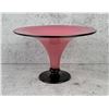 Image 2 : Loetz Pink Tango Footed Compote Glass Bowl