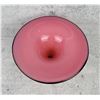 Image 3 : Loetz Pink Tango Footed Compote Glass Bowl