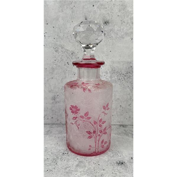 Baccarat Val St. Lambert Eglantier Perfume Bottle