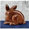 Image 2 : Chinese Carved Goldstone Rabbit
