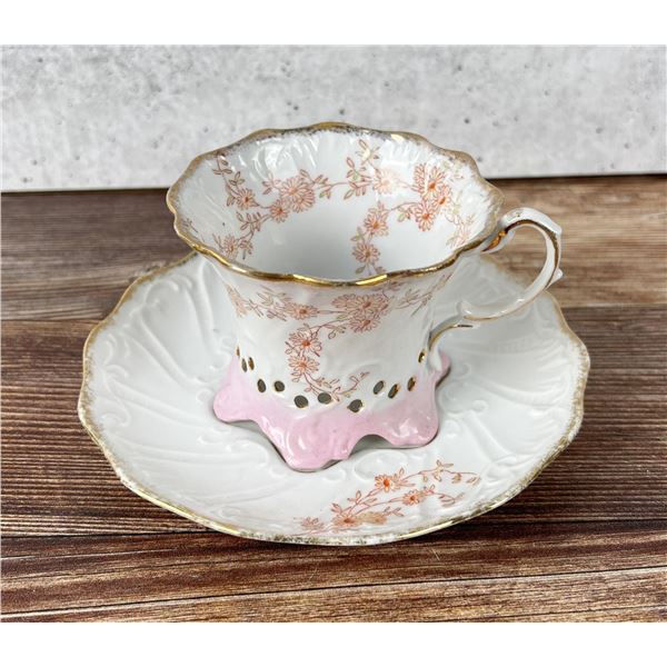 Antique Porcelain Cup and Saucer
