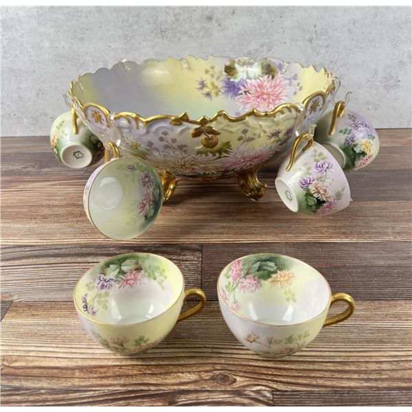 Limoges Tressemann & Vogt Punch Bowl