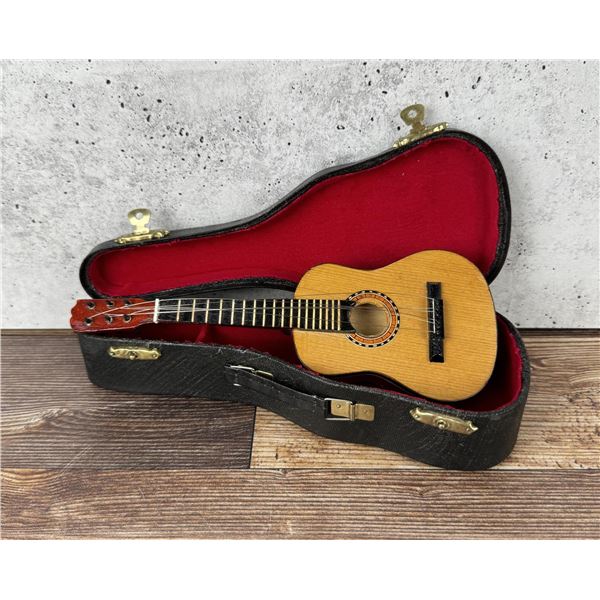 Miniature Guitar In Case
