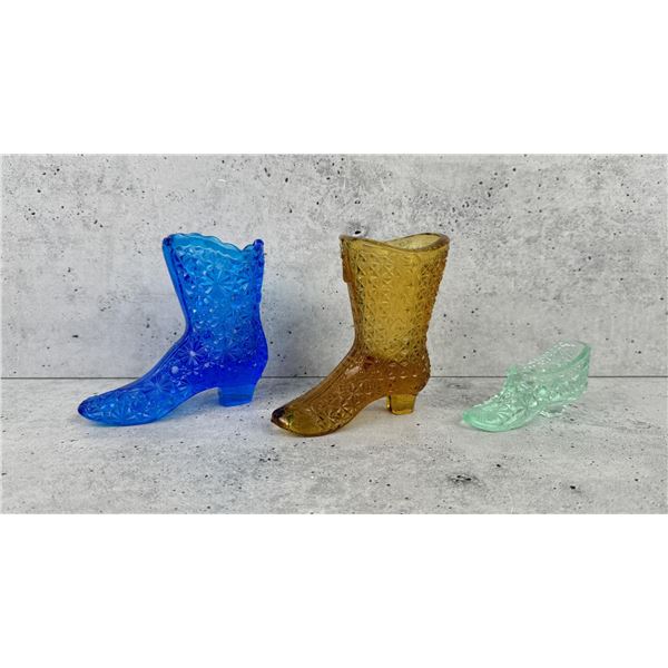Fenton Glass Boots & Shoe
