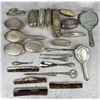 Image 1 : Large Collection Of Sterling Silver Vanity Items