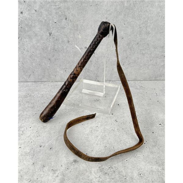 Antique Braided Leather Montana Police Sap