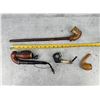 Image 7 : Collection of Austrian Swiss Alpine Smoking Pipes