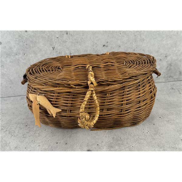 Decorative Wicker Fishing Creel