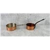 Image 1 : Copper Cooking Sauce Pans