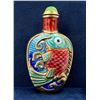 Image 2 : Chinese Cloisonne Fish Snuff Bottle