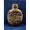 Image 1 : Chinese Tigers Eye Carved Snuff Bottle