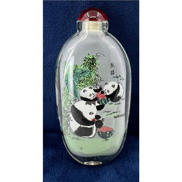 Chinese Reverse Painted Snuff Bottle