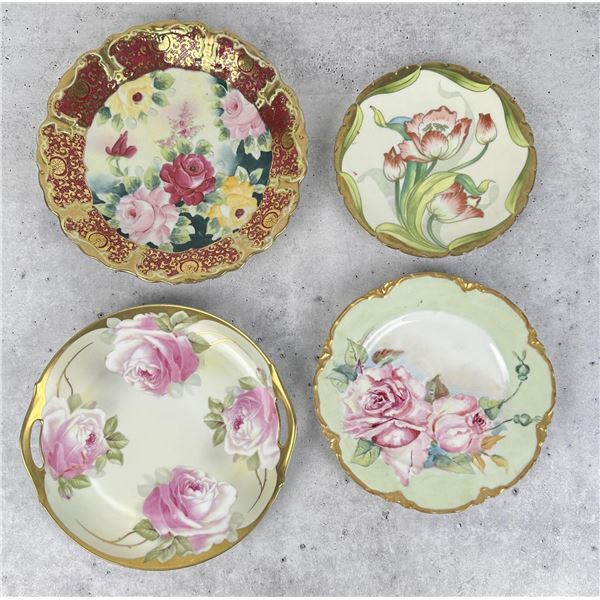 Collection Of Hand Painted Porcelain Plates