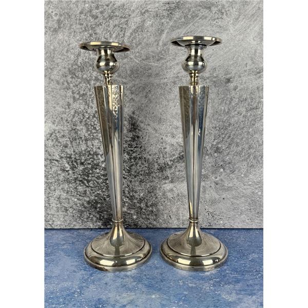 Sterling Silver Weighted Candlesticks