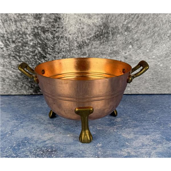 Brass & Copper Colander