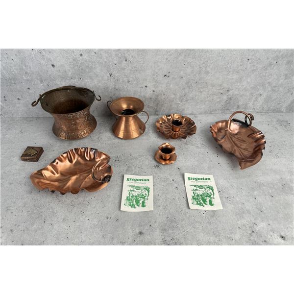 Collection Of Copper Items