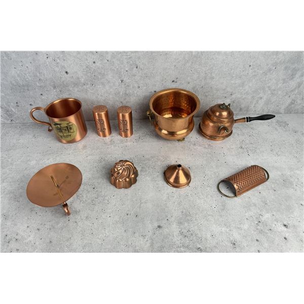 Collection Of Copper Cookware