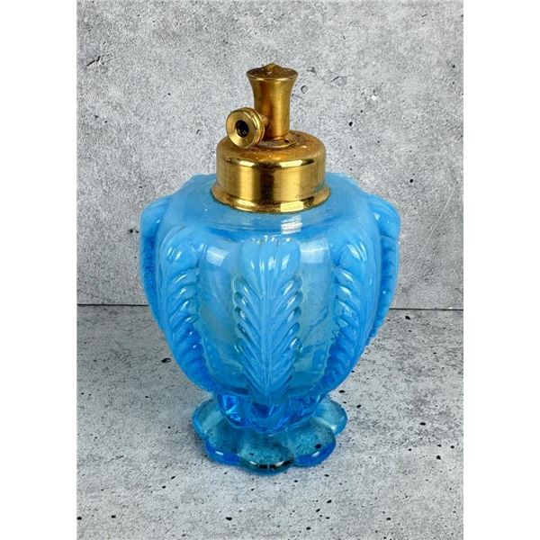 Fenton Glass DeVilbiss Blue Opalescent Atomizer