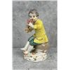 Image 1 : Meissen Porcelain Flower Boy Figure