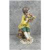 Image 2 : Meissen Porcelain Flower Boy Figure