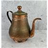 Image 1 : Antique Turkish Hand Made Copper Teapot