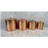 Image 1 : Copper Kitchen Canister Set