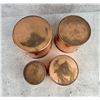 Image 4 : Copper Kitchen Canister Set