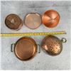 Image 5 : Group Of Copper Kitchenware Cookware