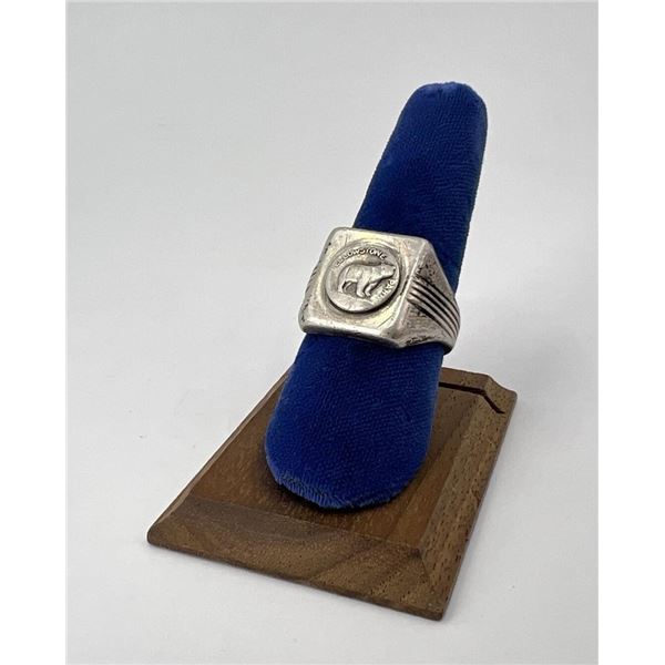 Yellowstone Park Sterling Silver Souvenir Ring