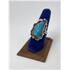 Image 1 : M Jones Navajo Sterling Silver Turquoise Ring