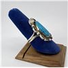 Image 2 : M Jones Navajo Sterling Silver Turquoise Ring