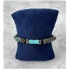 Image 1 : Sterling Silver Turquoise Bead Bracelet