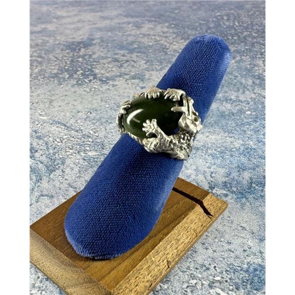 Chinese Dragon Jade Ring
