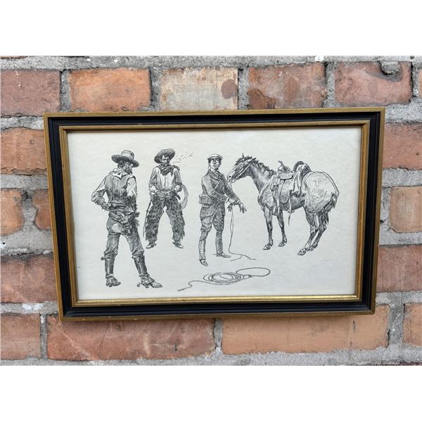Charles M Russell Framed Print