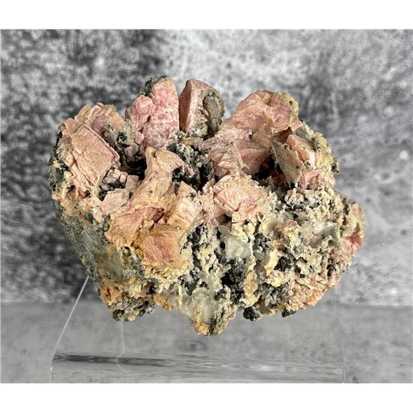 Rhodochrosite Galena with Quartz Montana Specimen