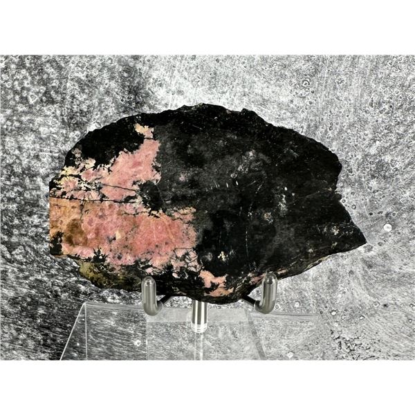 Rhodonite with Pyrite Butte Montana Specimen
