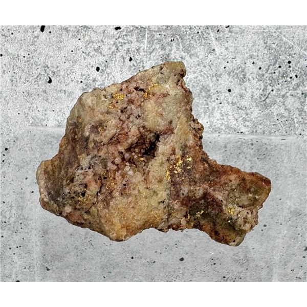 Native Gold in Quartz Montana Specimen