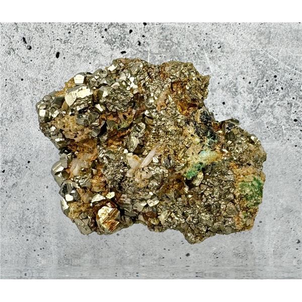 Iron Pyrite on Calcite Butte Montana Specimen