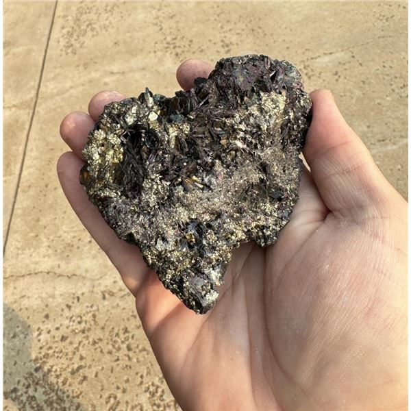 Golden Covellite Steward Mine Butte Specimen