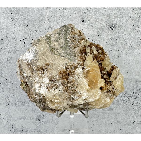 Brown Fluorite Crystal Cluster Specimen