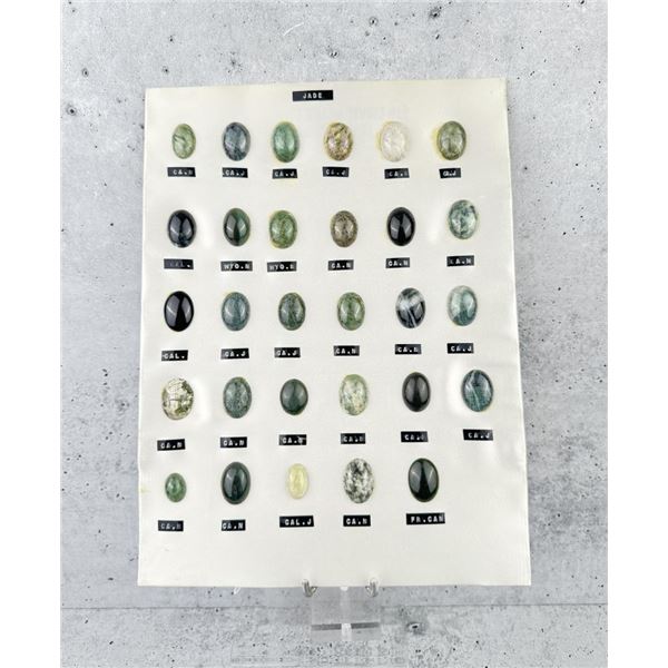 Jade Cabochons from North America